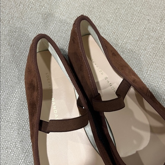 NEW Loeffler Randall Leonie Espresso Suede Ballet Flat Size 8 - Picture 5 of 7